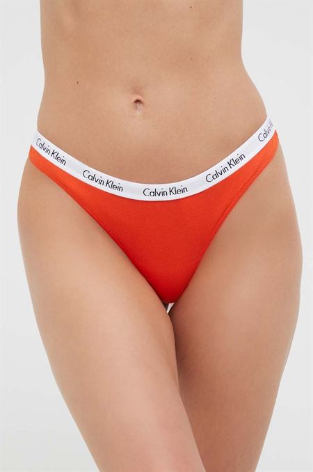 Tangá Calvin Klein Underwear 5-pak oranžová farba