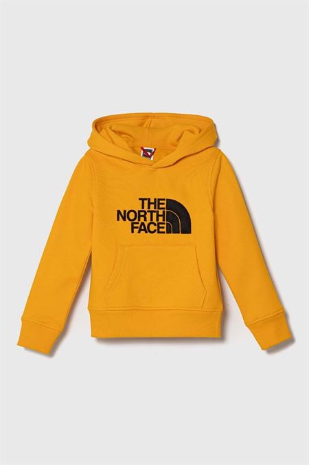 Detská mikina The North Face žltá farba