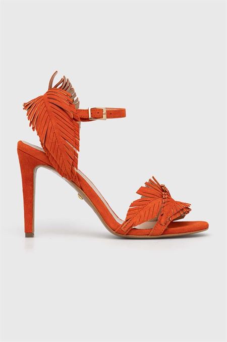 Sandále Baldowski oranžová farba