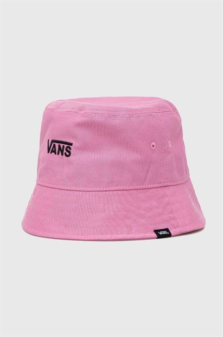 Bavlnený klobúk Vans ružová farba