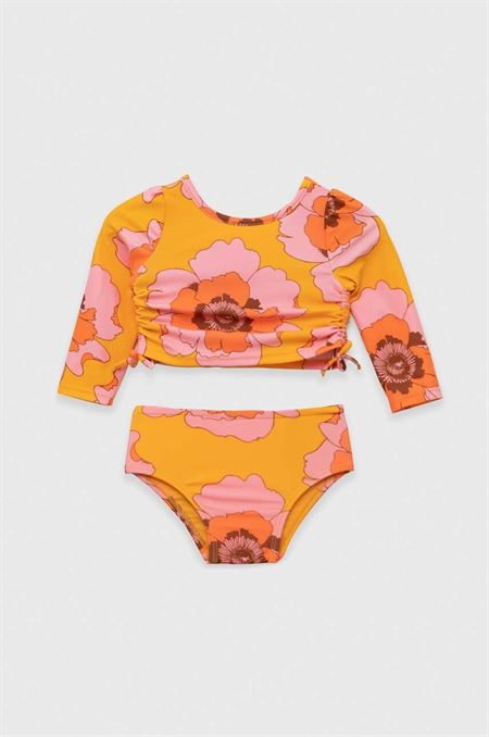 Dvojdielne plavky pre bábätká GAP oranžová farba