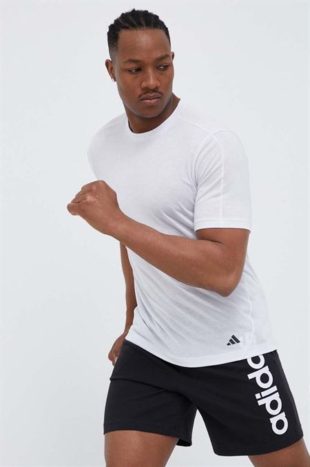 Tréningové tričko adidas Performance Base biela farba