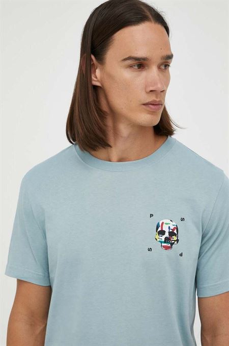 Bavlnené tričko PS Paul Smith jednofarebný