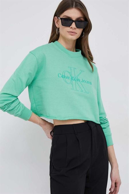 Bavlnená mikina Calvin Klein Jeans dámska
