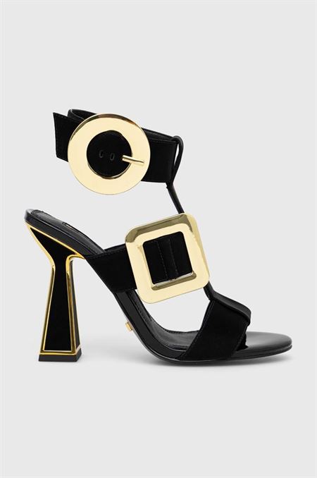Semišové sandále Kat Maconie Deliz čierna farba
