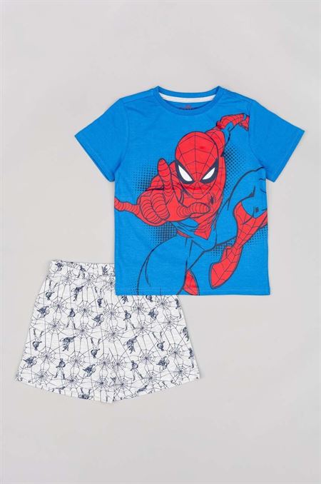 Detské bavlnené pyžamo zippy x Spiderman vzorované