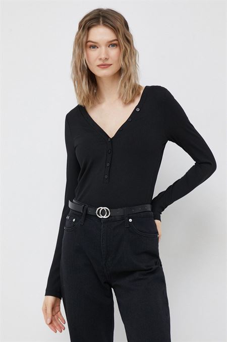 Tričko s dlhým rukávom Calvin Klein dámsky
