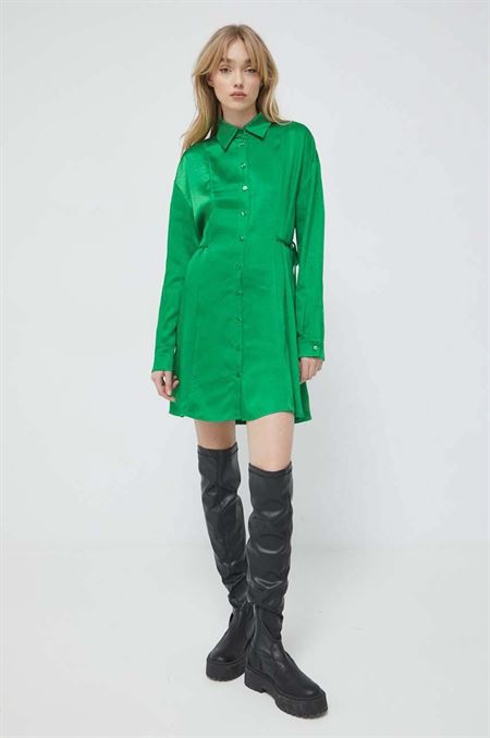 Šaty HUGO zelená farba