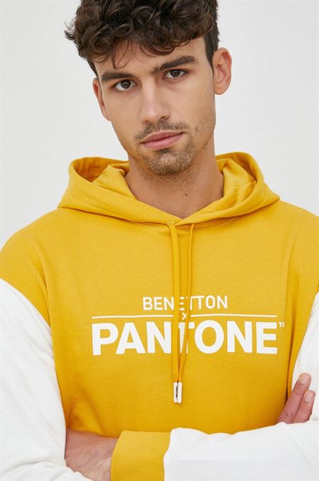 Bavlnená mikina United Colors of Benetton X Pantone pánska