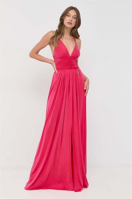 Šaty Elisabetta Franchi ružová farba
