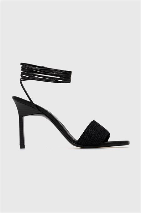 Sandále Calvin Klein GEO STIL GLADI SANDAL 90HH čierna farba