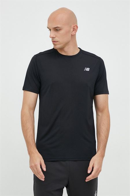 Bežecké tričko New Balance Accelerate čierna farba