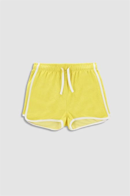Detské krátke nohavice Coccodrillo žltá farba