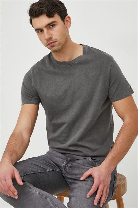 Bavlnené tričko Pepe Jeans Jacko šedá farba