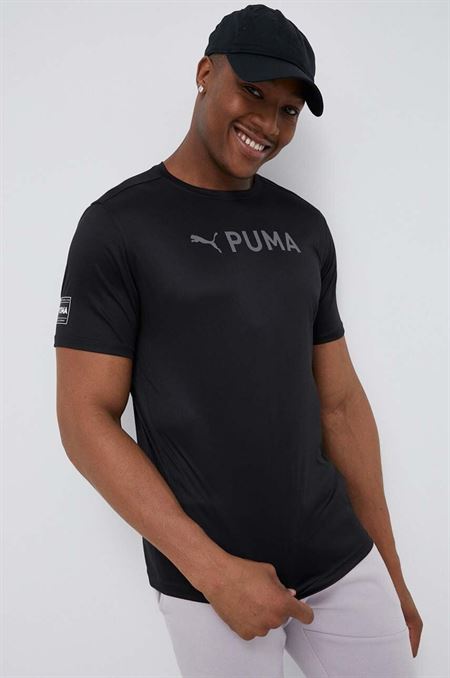 Tréningové tričko Puma Fit čierna farba
