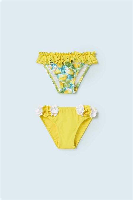 Plavecké nohavičky pre bábätká Mayoral 2-pak žltá farba