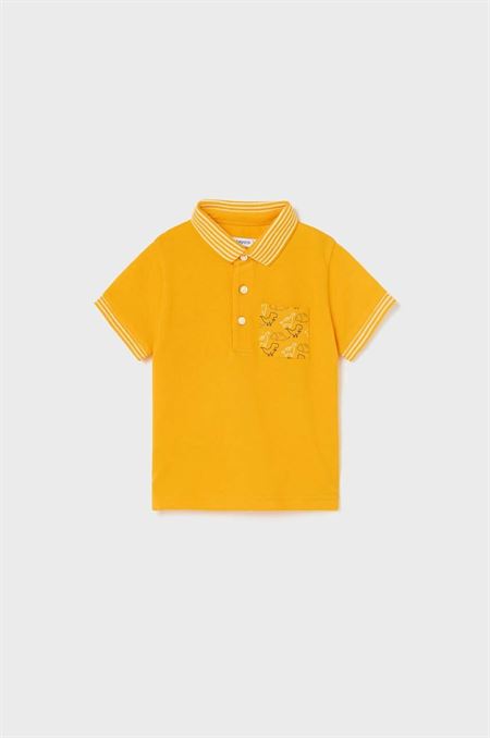 Detské polo tričko Mayoral žltá farba