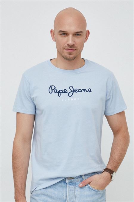 Bavlnené tričko Pepe Jeans Eggo s potlačou