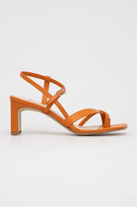 Kožené sandále Vagabond Shoemakers LUISA oranžová farba