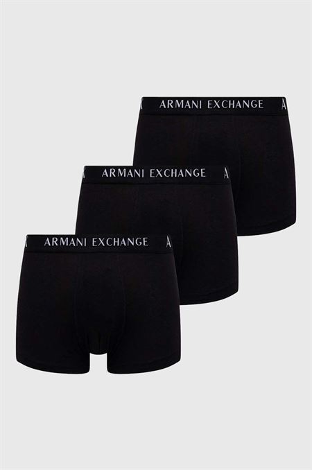 Boxerky Armani Exchange 3-pak pánske