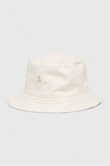 Bavlnený klobúk GAP béžová farba