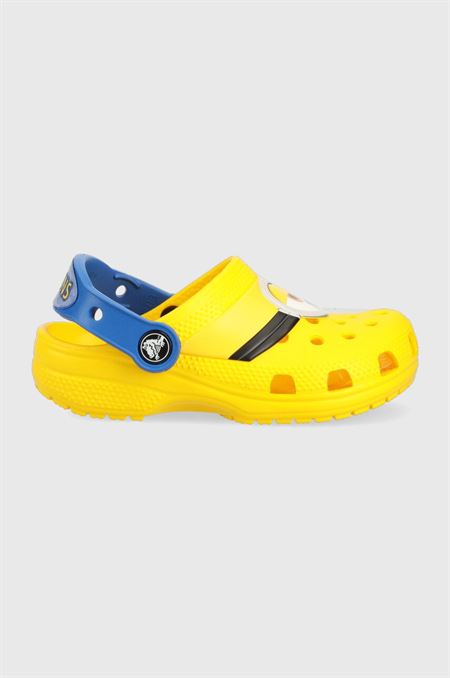 Detské šľapky Crocs x Minions žltá farba