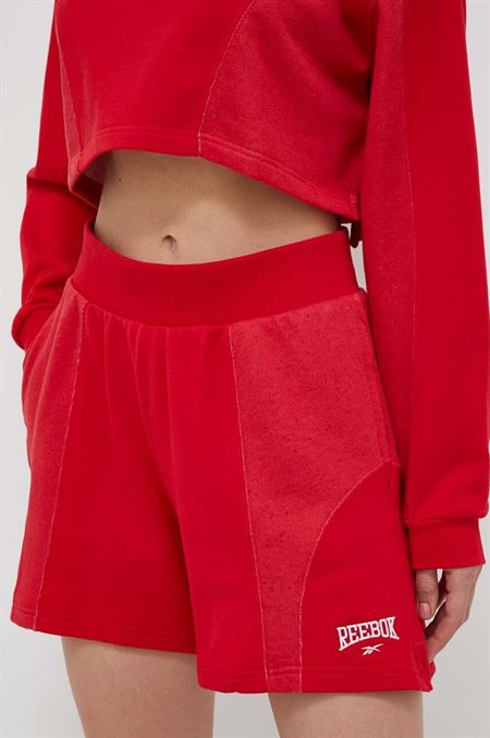 Bavlnené šortky Reebok Classic červená farba