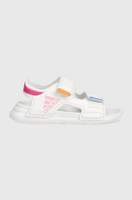 Detské sandále adidas ALTASWIM C biela farba