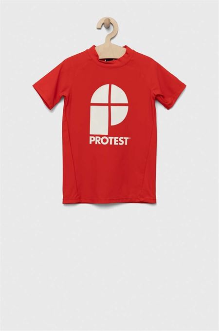 Detské tričko Protest PRTBERENT JR červená farba