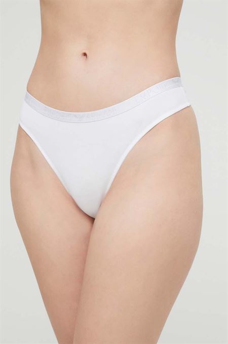 Tangá Emporio Armani Underwear 2-pak biela farba