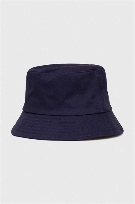 Bavlnený klobúk United Colors of Benetton tmavomodrá farba
