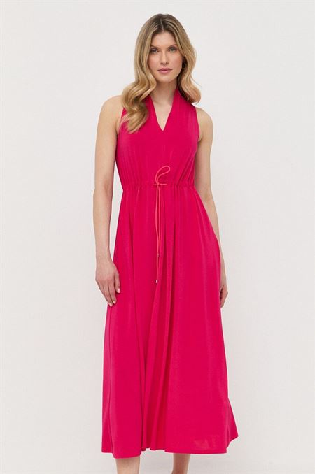 Šaty Max Mara Leisure ružová farba