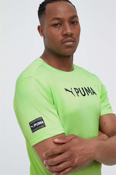 Tréningové tričko Puma Fit zelená farba