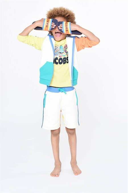 Detská mikina Marc Jacobs béžová farba