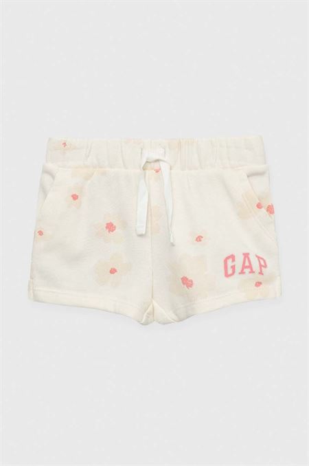 Detské krátke nohavice GAP béžová farba