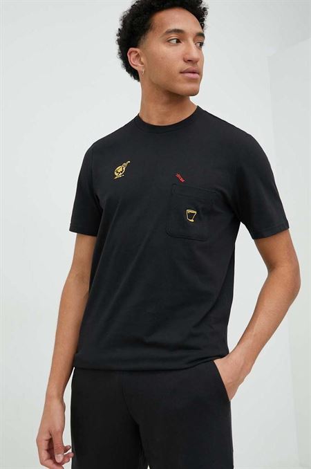 Bavlnené tričko adidas čierna farba