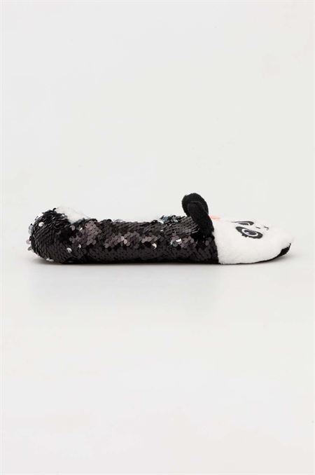 Detské papuče Skechers čierna farba