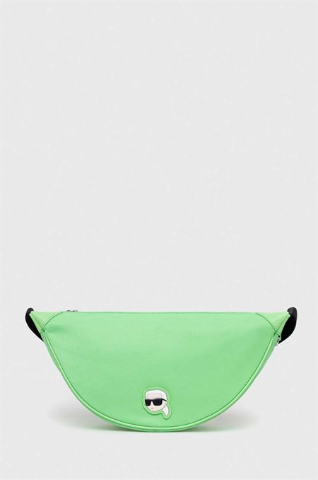 Malá taška Karl Lagerfeld zelená farba
