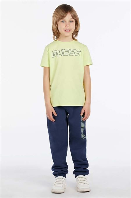 Detské tričko Guess zelená farba