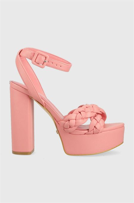 Sandále Guess GABIRA ružová farba