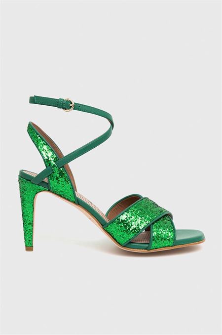 Sandále Red Valentino zelená farba