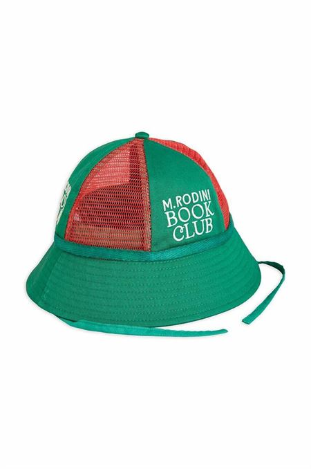Detský klobúk Mini Rodini zelená farba