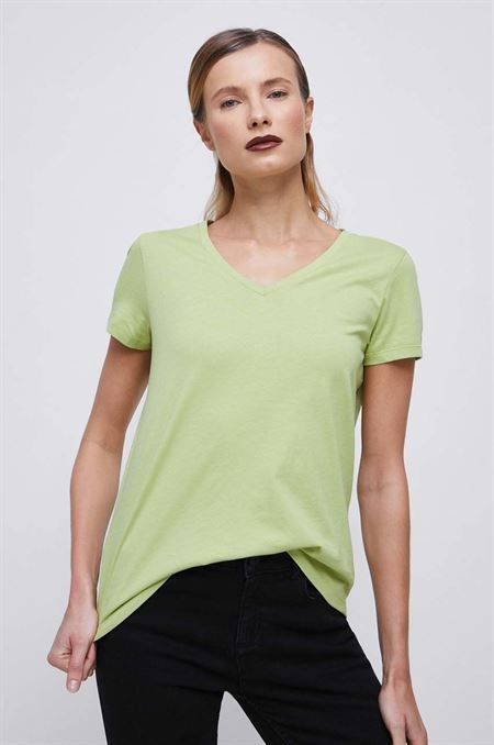 Bavlnené tričko Medicine zelená farba