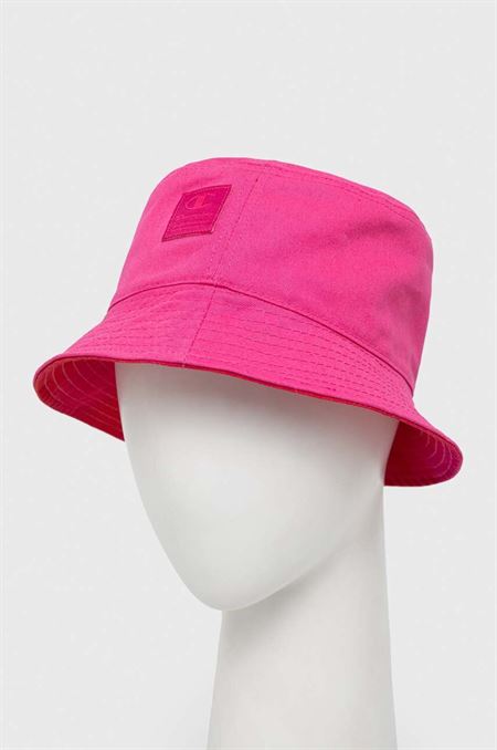 Obojstranný bavlnený klobúk Champion ružová farba