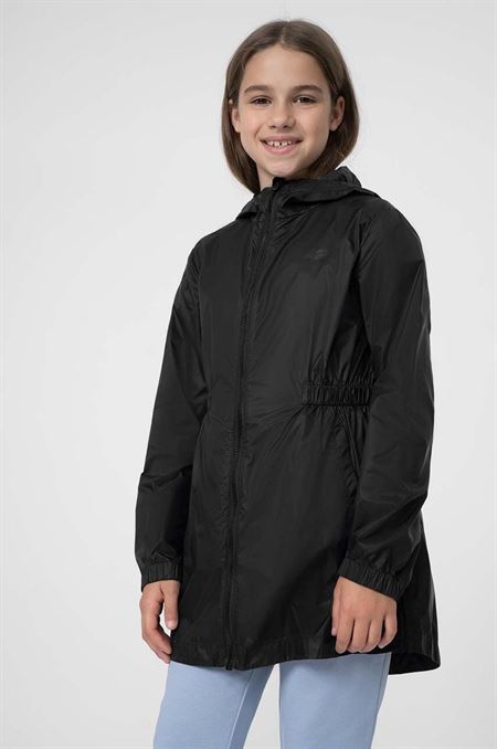 Detská bunda 4F čierna farba