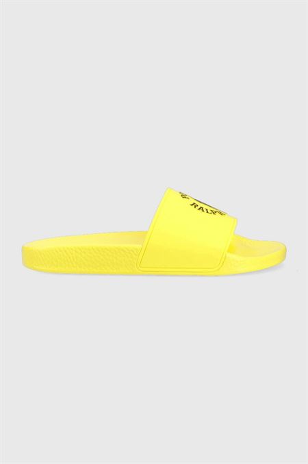 Šľapky Polo Ralph Lauren Polo Slide žltá farba