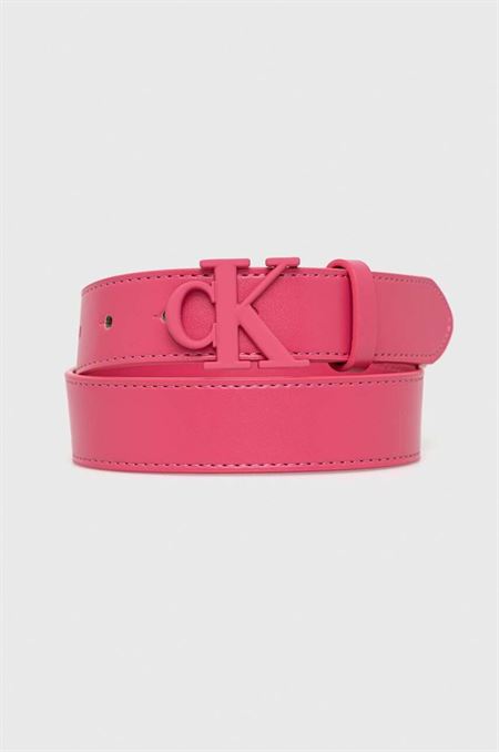 Detský opasok Calvin Klein Jeans ružová farba