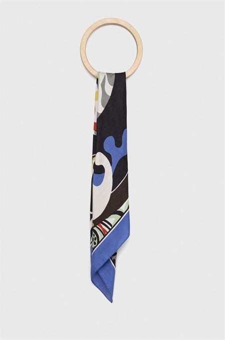 Hodvábna šatka Moschino vzorovaná