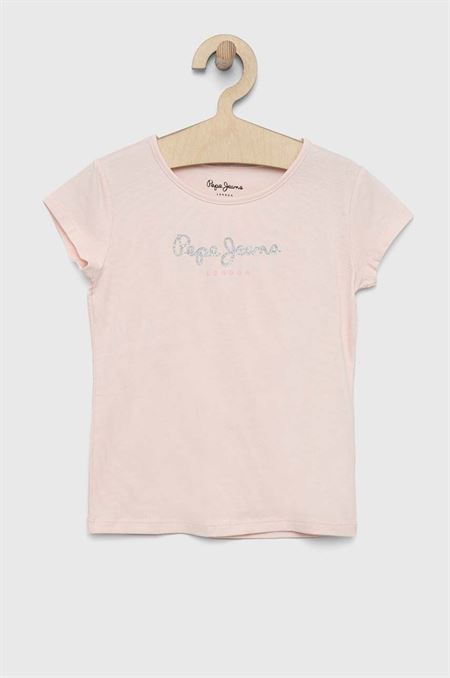 Detské tričko Pepe Jeans Ružová farba