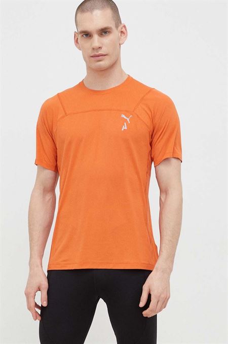 Bežecké tričko Puma Seasons oranžová farba